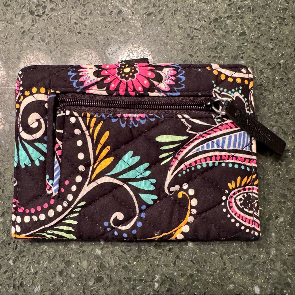 Vera Bradley Quilted Floral Snap Wallet - Picture 3 of 3